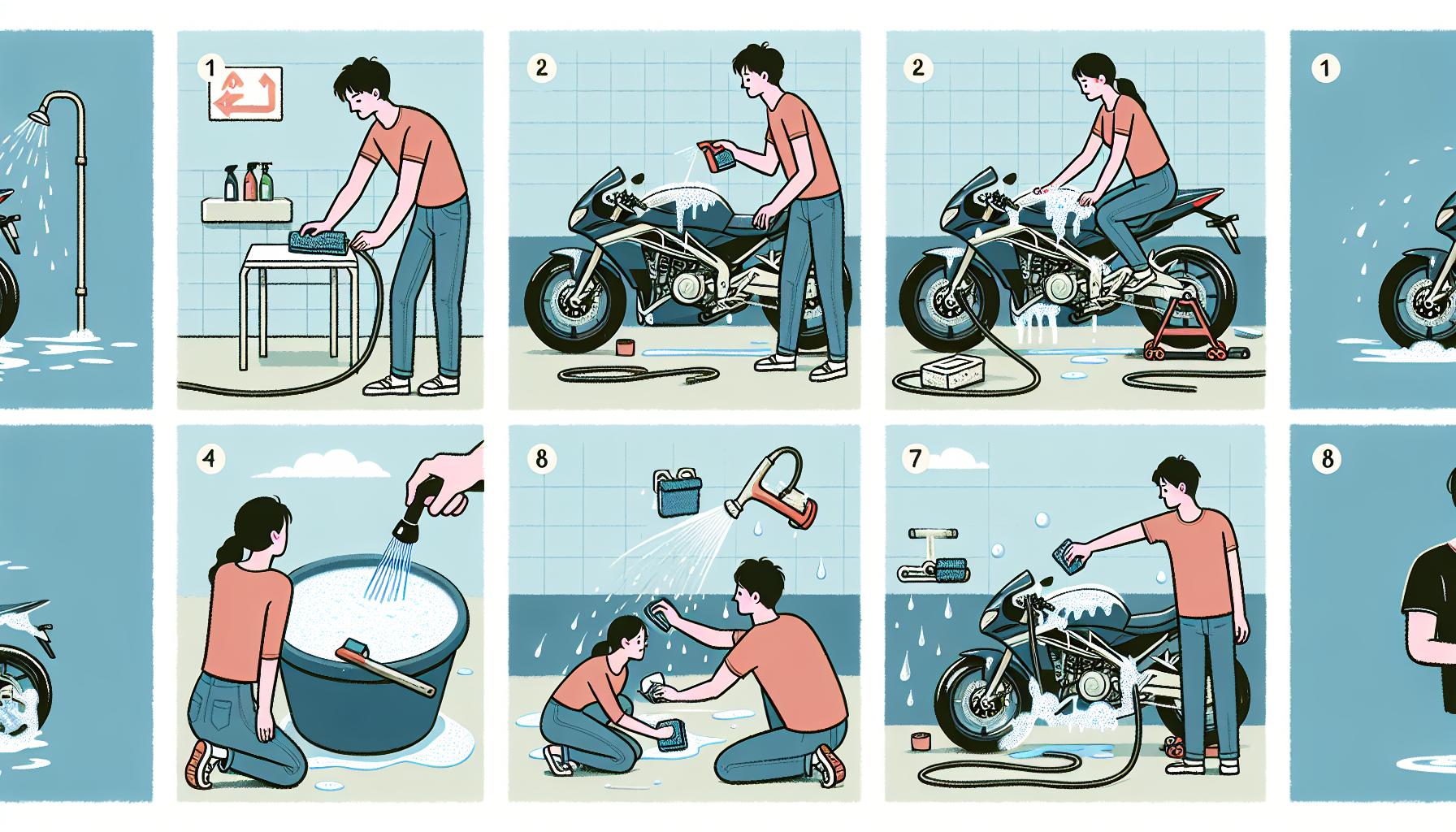 Kde umýt motorku: Rady, jak udržet moto čisté a lesklé 2 Kde a jak umýt motorku