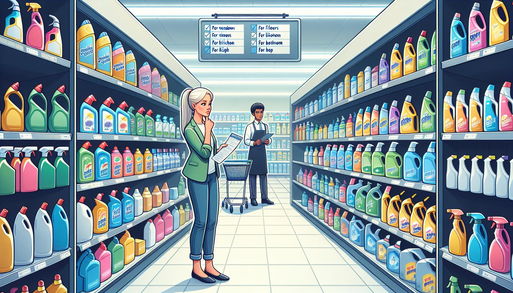 Jak vybrat správné čisticí prostředky
