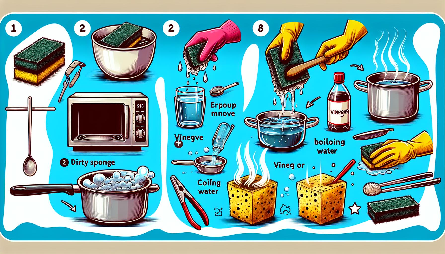 Jak správně dezinfikovat houbičku