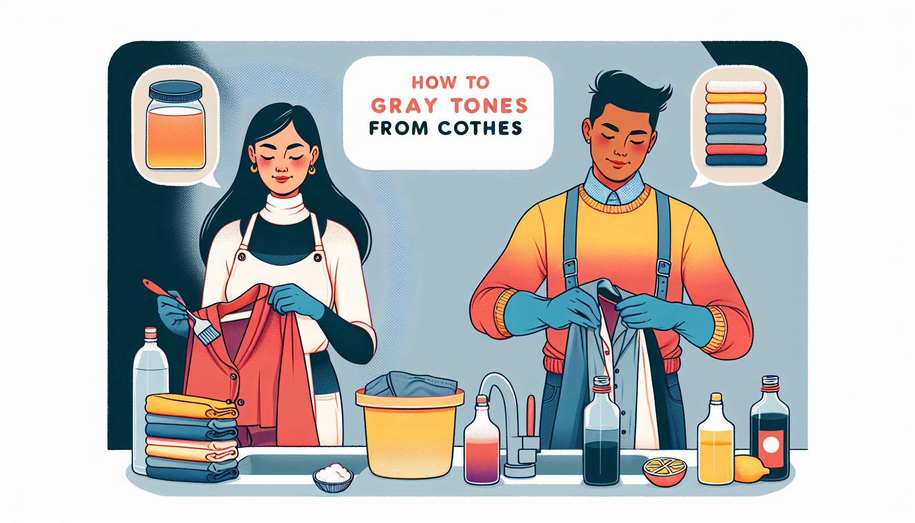 Jak se zbavit zašedlých tónů oblečení