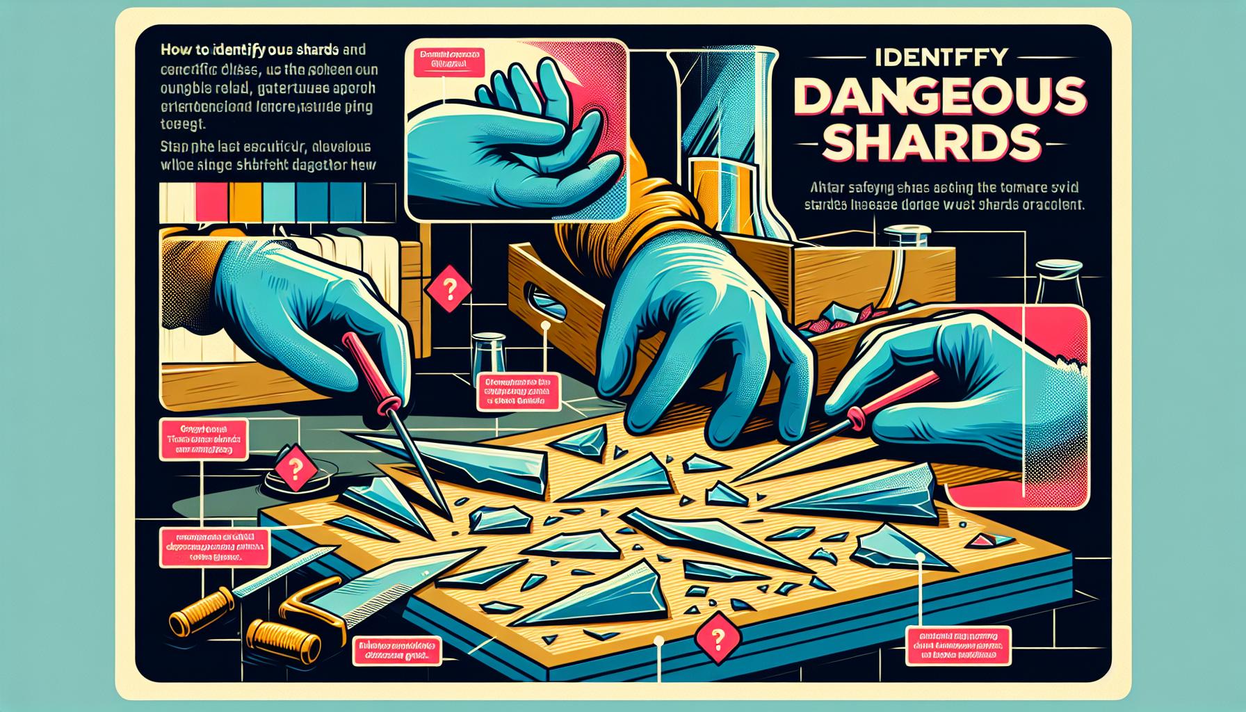 Jak rozpoznat nebezpečné střepy