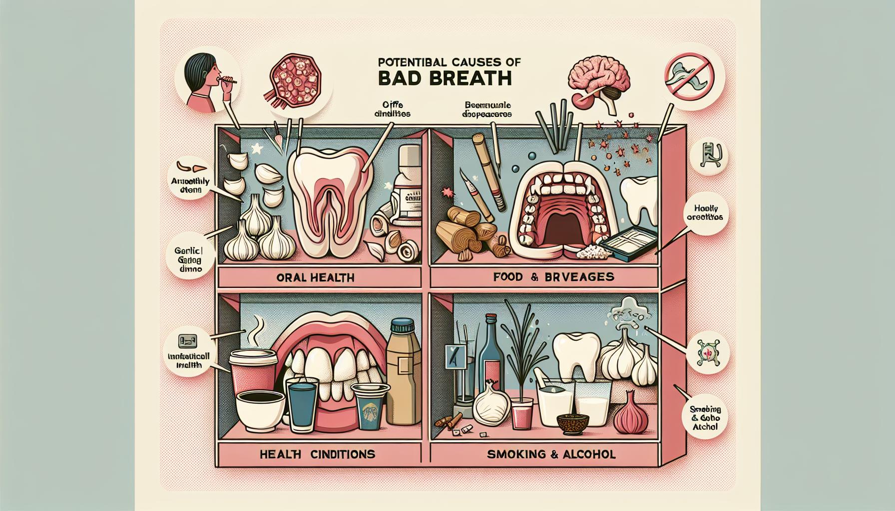 Jak identifikovat příčiny zápachu úst