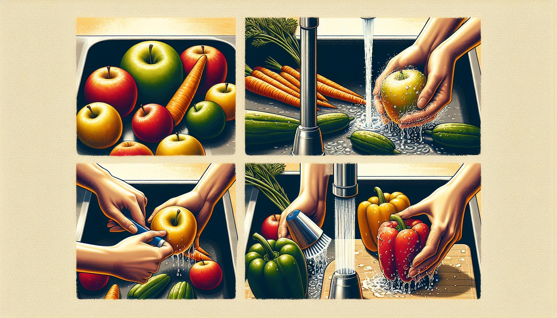 Jak umýt ovoce a zeleninu snadno a rychle 2 Jak správně umýt ovoce a zeleninu