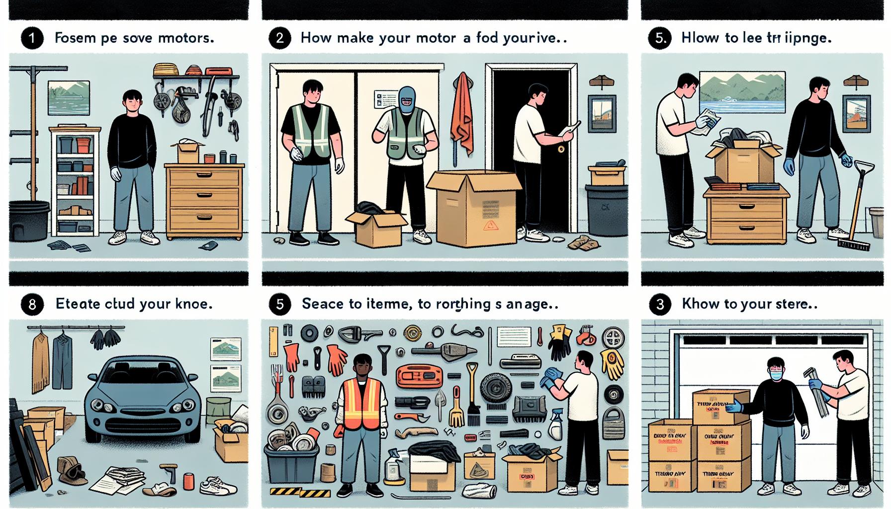 Jak začít s úklidem garáže