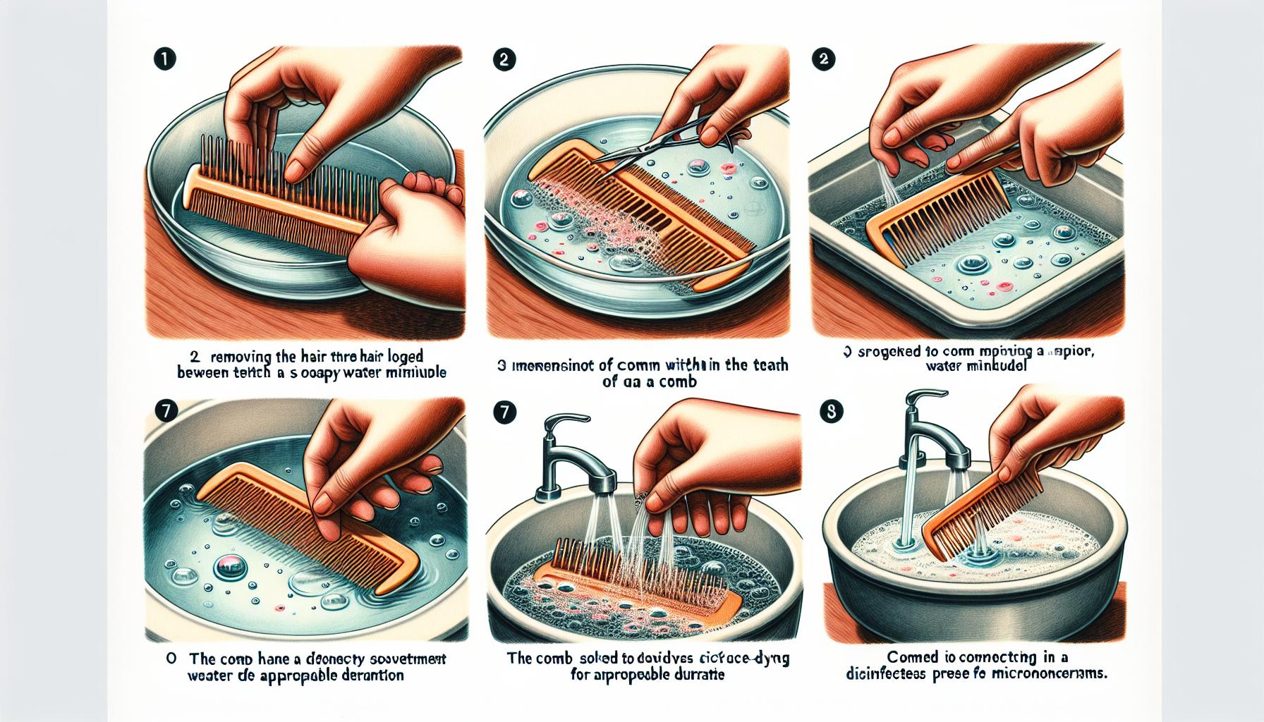 Jak dezinfikovat hřeben - Praktické tipy a rady 2 Jak správně dezinfikovat hřeben