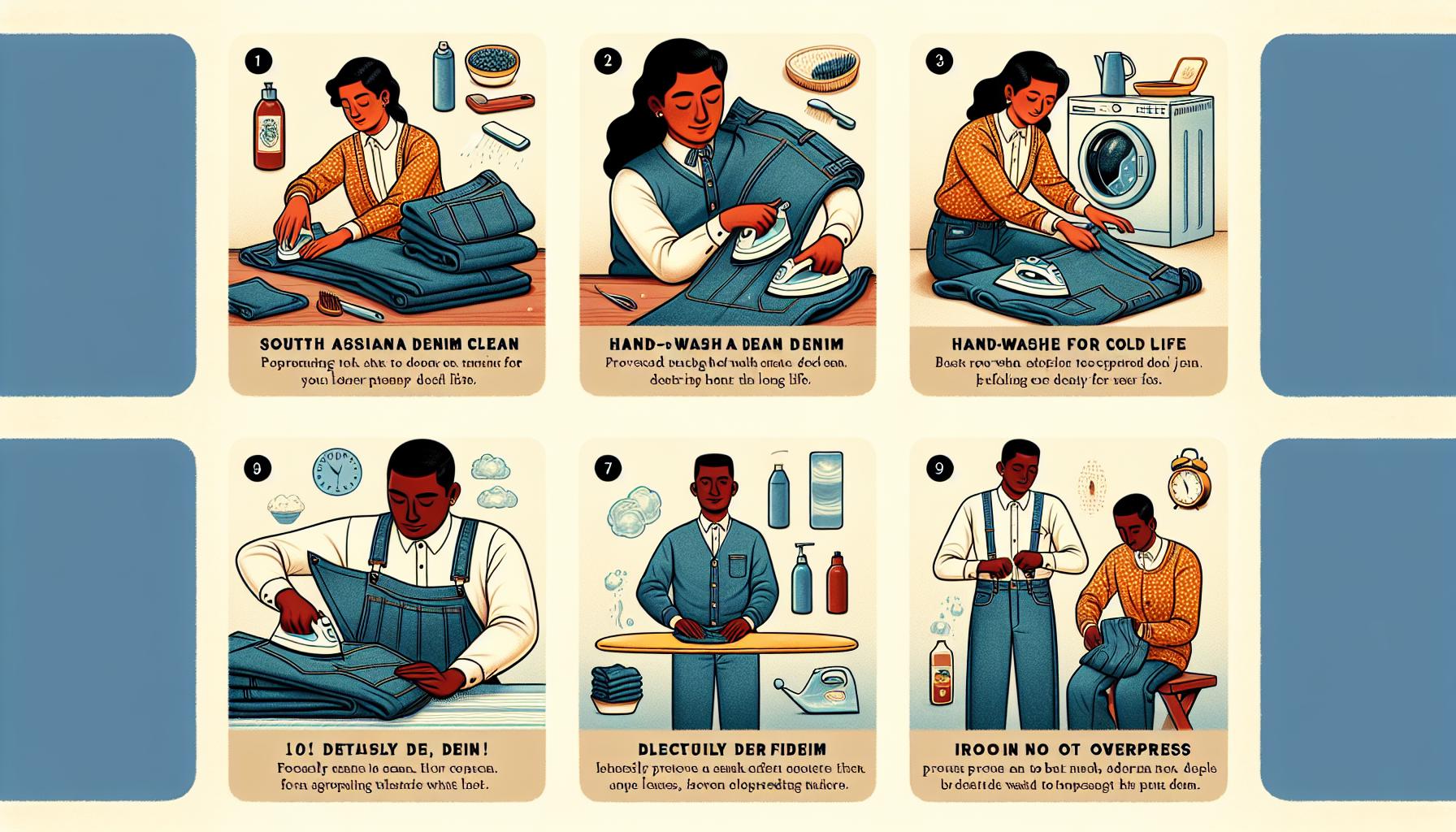 Údržba džínoviny pro dlouhou životnost