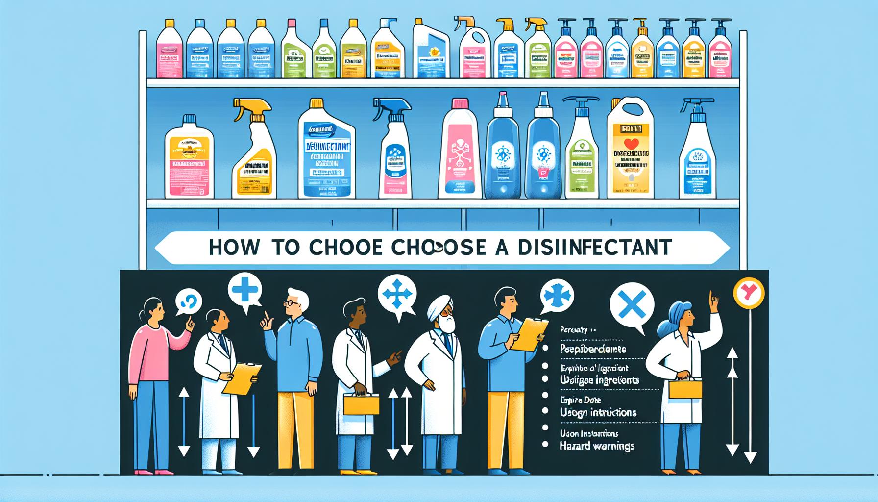 Jak vybrat dezinfekční prostředek