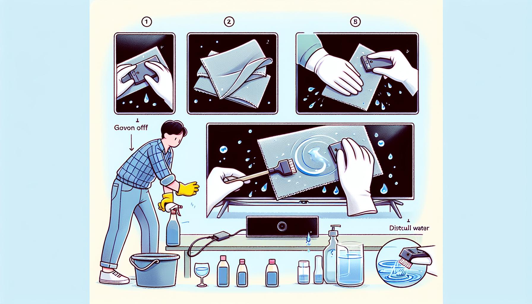 Jak správně umýt televizní obrazovku