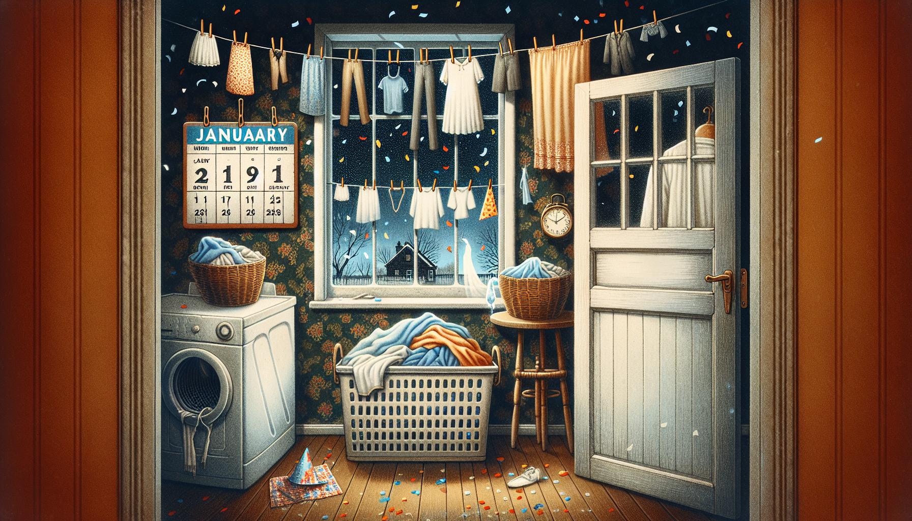 Proč se prádlo nesmí sušit na Nový rok