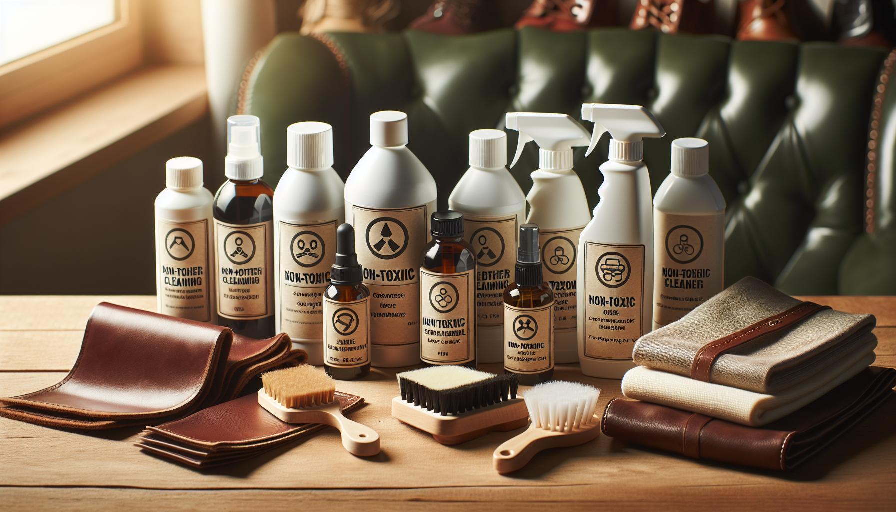 Bezpečné chemikálie na čištění kůže