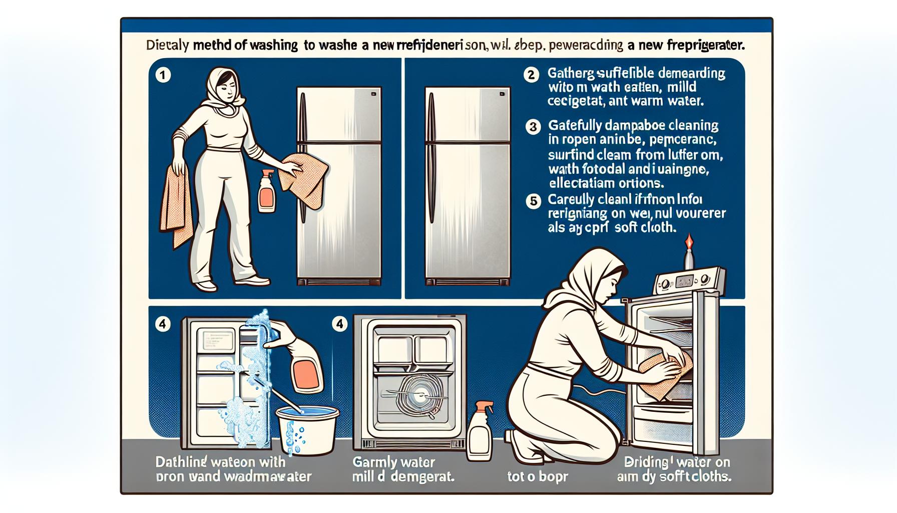 Jak správně umýt novou lednici